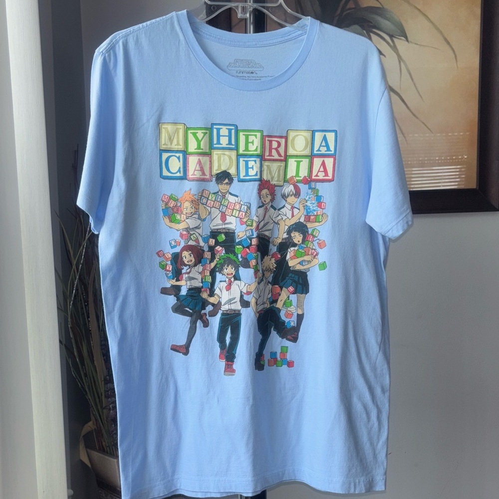 My‎ Hero Academia Light Blue Kids T-Shirt